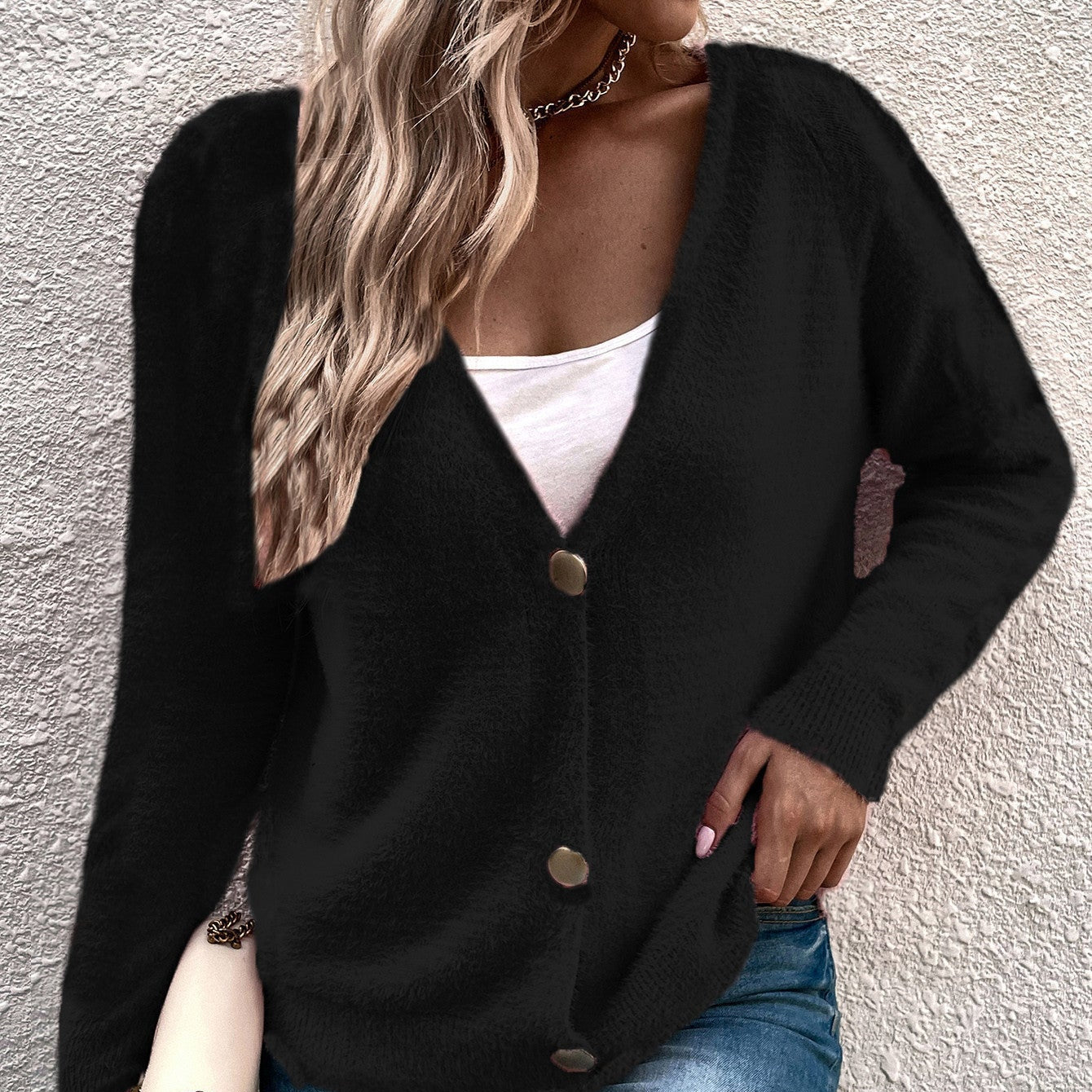 Rosgrove | Women - Soft Knitted Cardigan - Casual Style