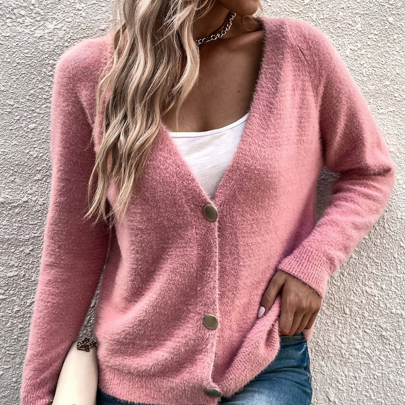 Rosgrove | Women - Soft Knitted Cardigan - Casual Style