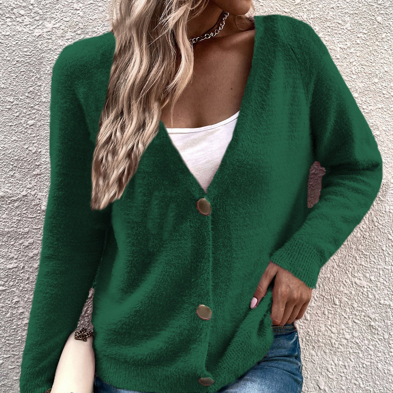 Rosgrove | Women - Soft Knitted Cardigan - Casual Style