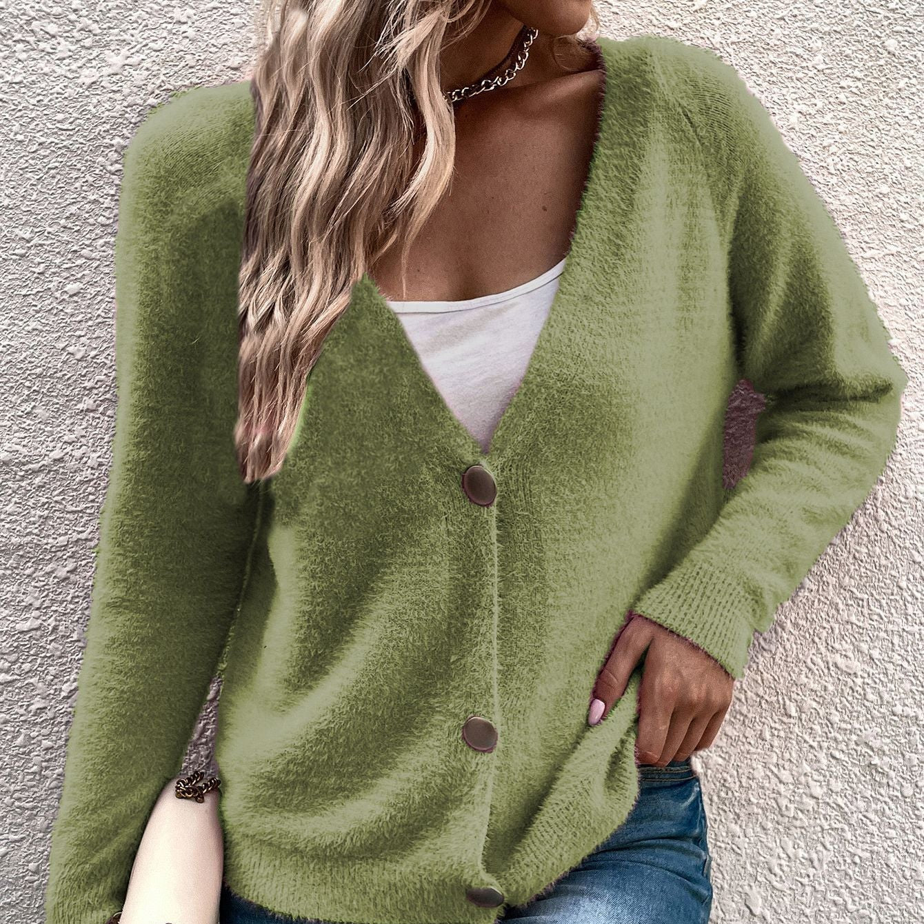 Rosgrove | Women - Soft Knitted Cardigan - Casual Style