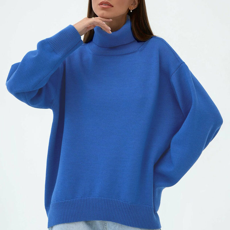 Rosgrove | Women - Roll Neck Jumper – Oversized Fit