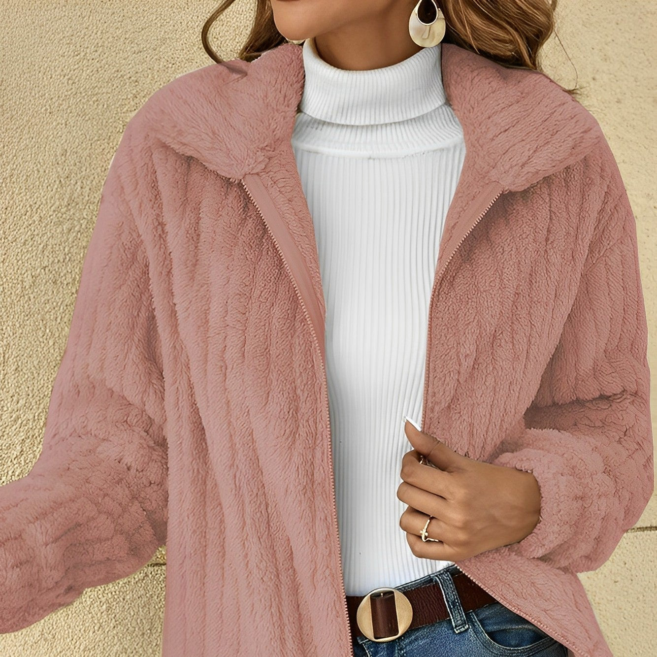 Rosgrove | Women - Stylish Teddy Coat - Cosy Style