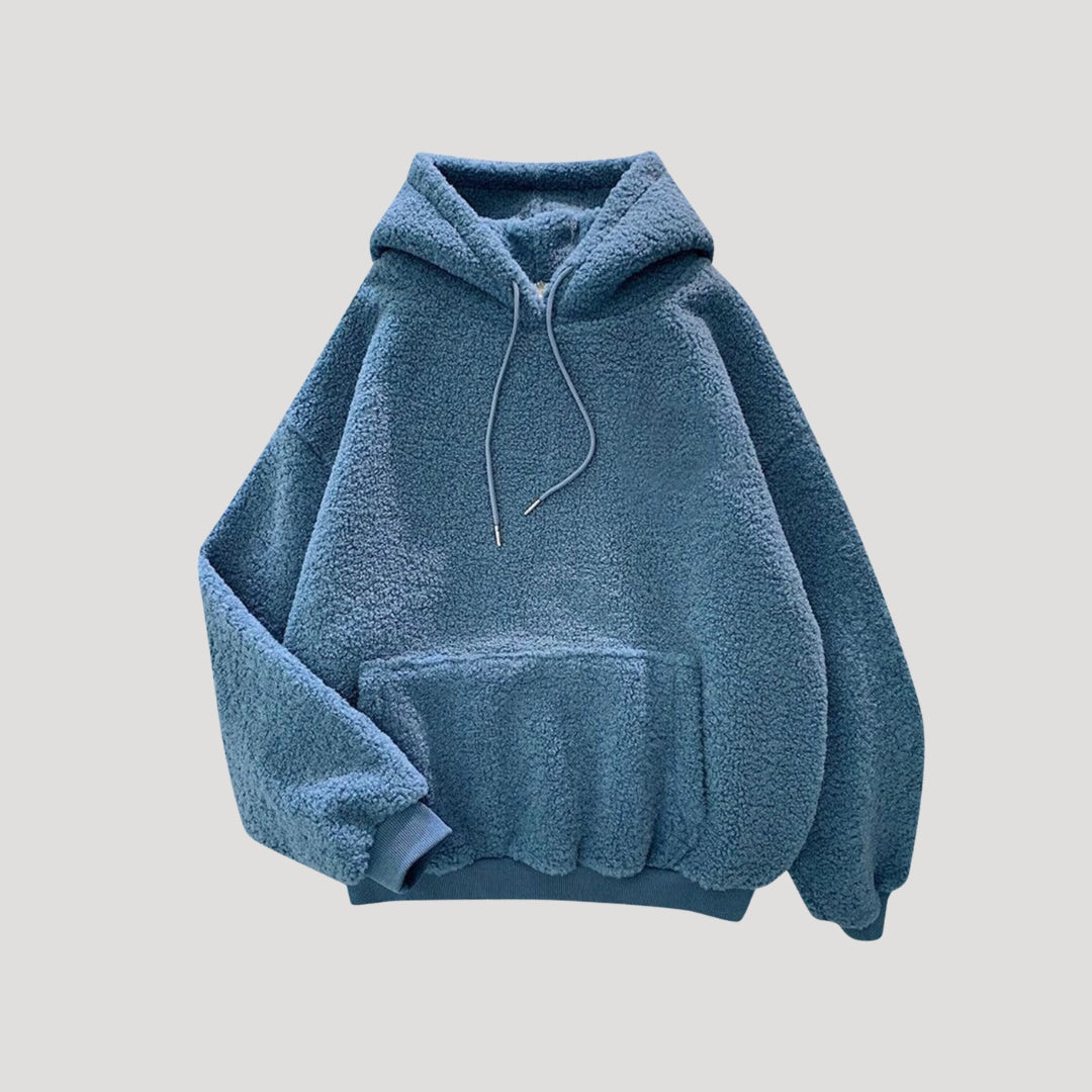 Rosgrove | Women - Sherpa Fleece Winter Hoodie - Oversized Style