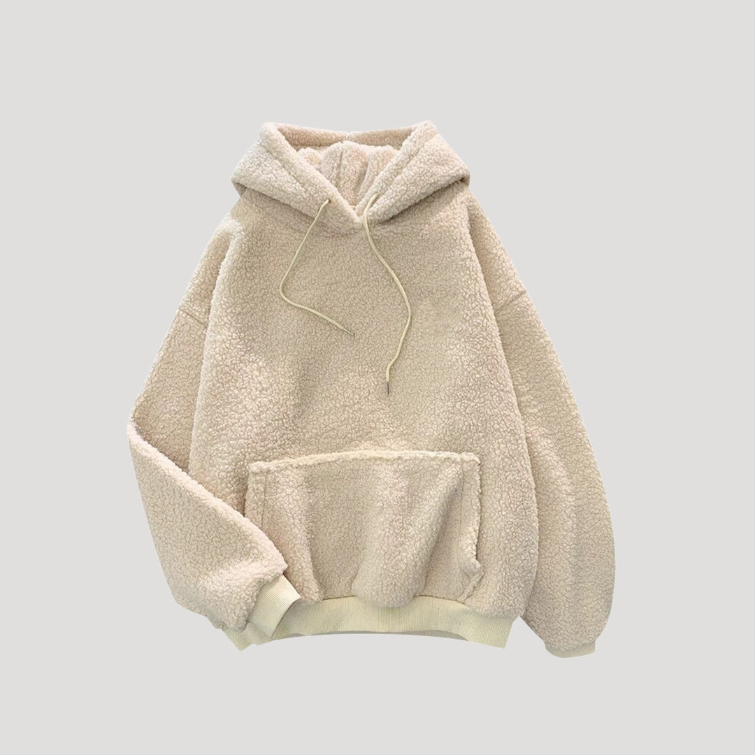 Rosgrove | Women - Sherpa Fleece Winter Hoodie - Oversized Style