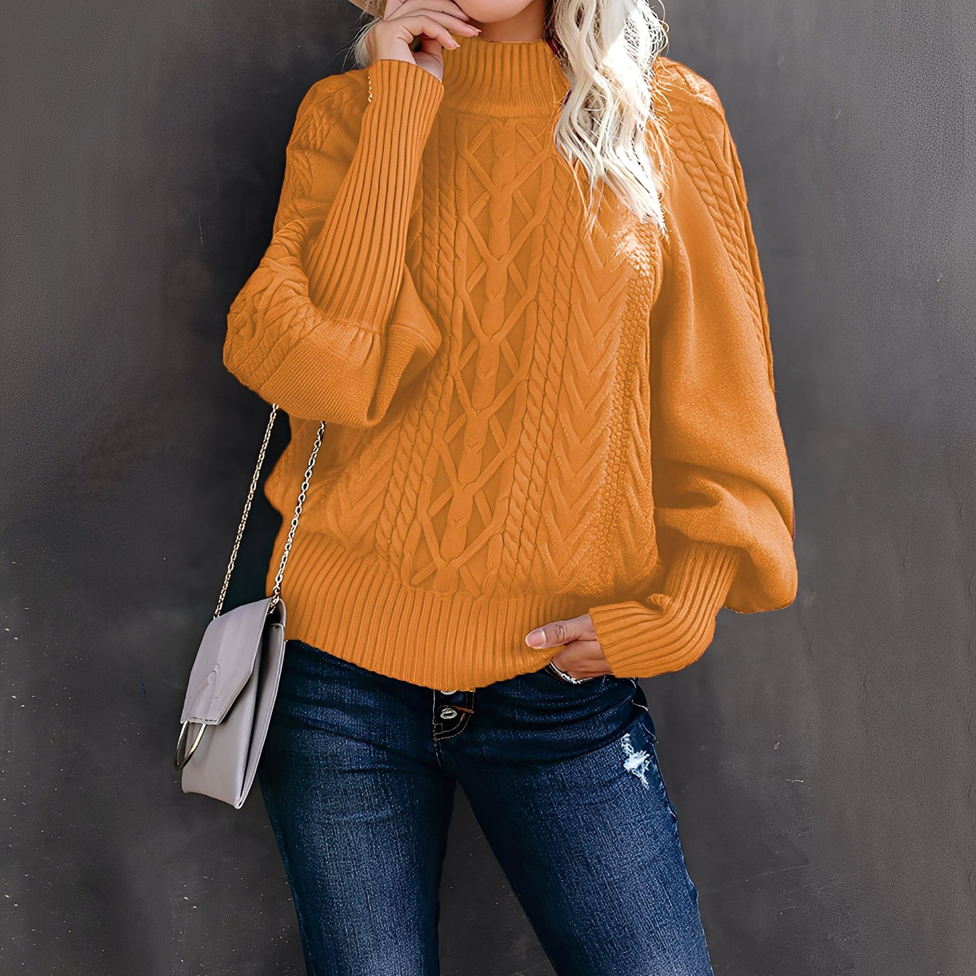Rosgrove | Women - Loose Fit Turtleneck Jumper