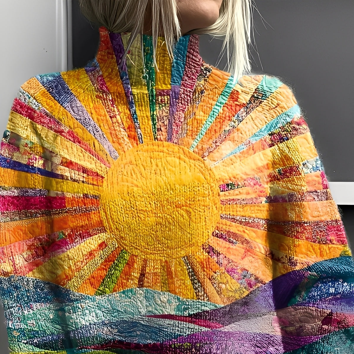 Rosgrove | Women - Turtleneck Jumper - Stylish Colourful Knit