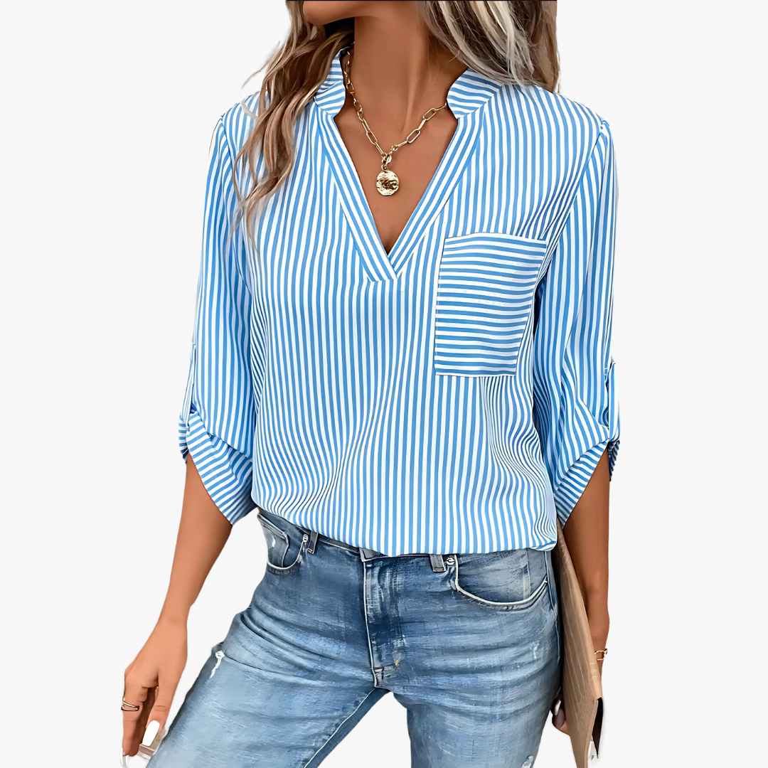 Rosgrove | Women - Blouse - Striped - Stylish & Comfy