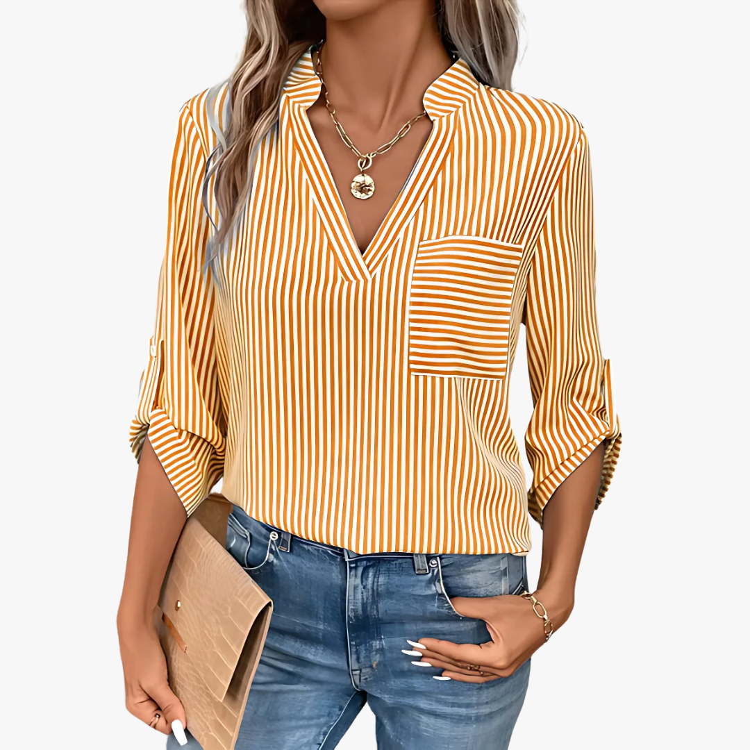 Rosgrove | Women - Blouse - Striped - Stylish & Comfy