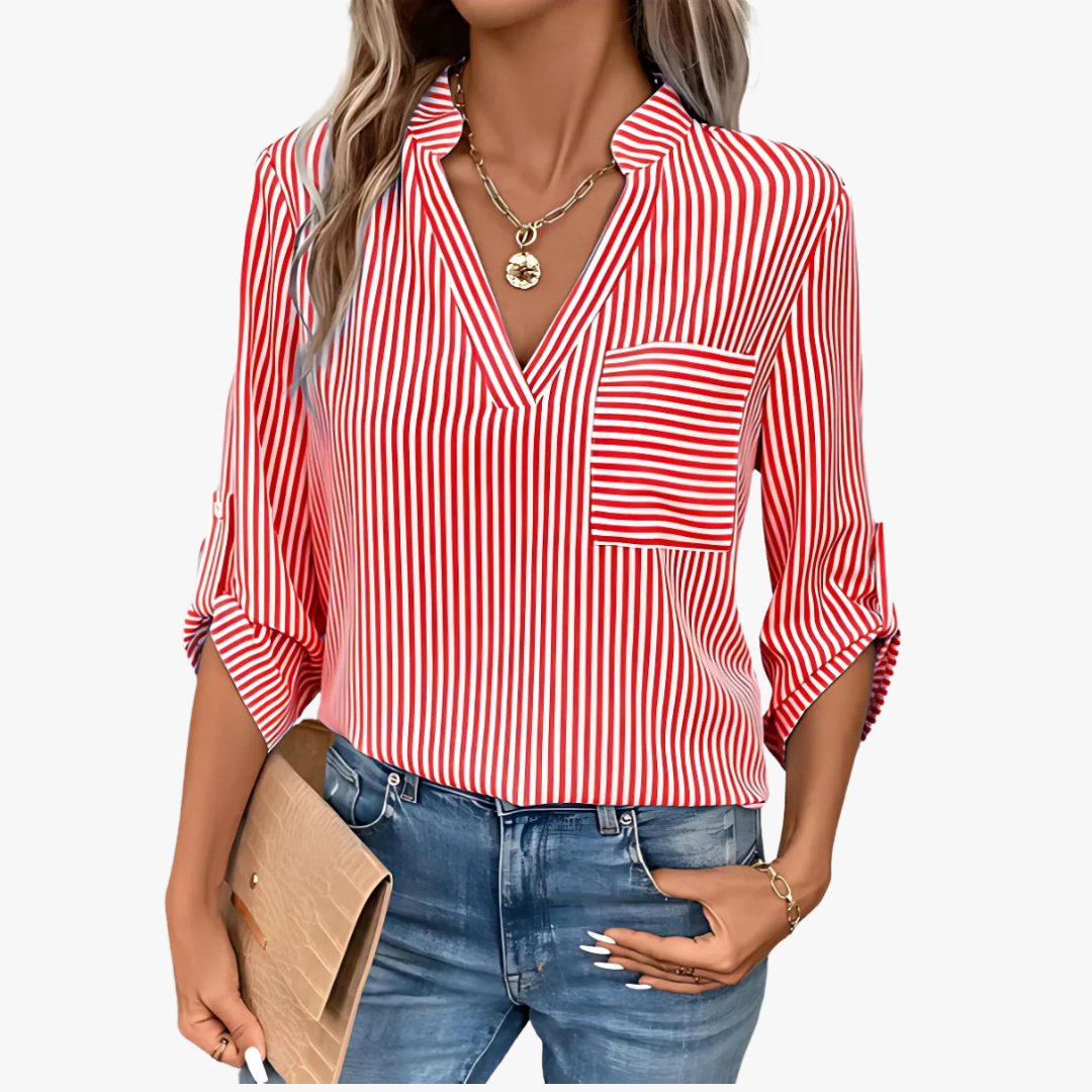 Rosgrove | Women - Blouse - Striped - Stylish & Comfy
