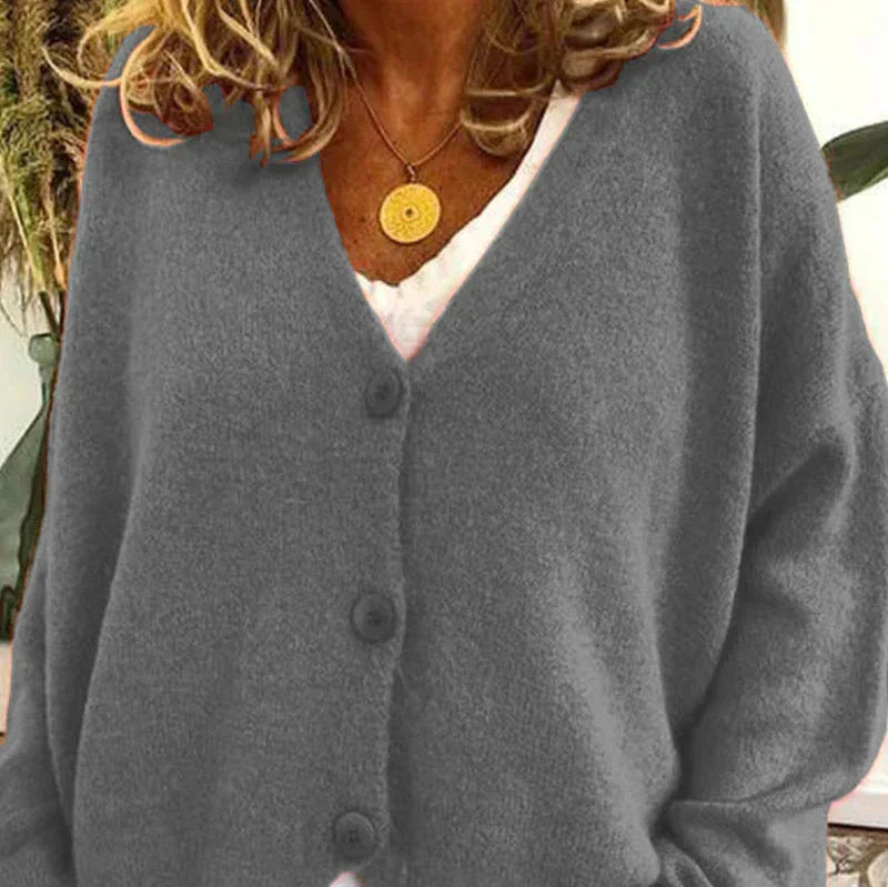 Rosgrove | Women - V-Neck Cardigan - Button Front