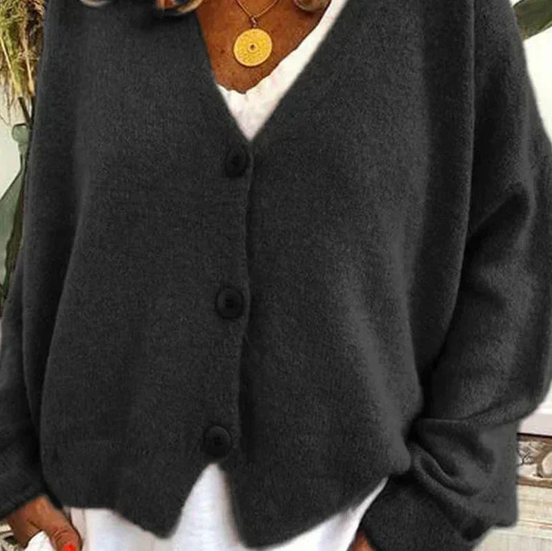 Rosgrove | Women - V-Neck Cardigan - Button Front