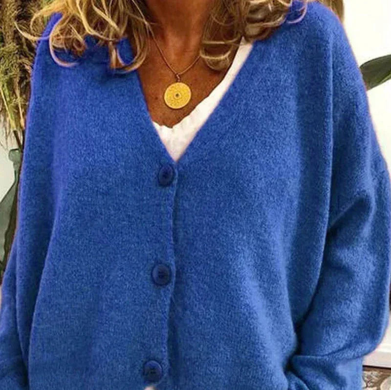 Rosgrove | Women - V-Neck Cardigan - Button Front