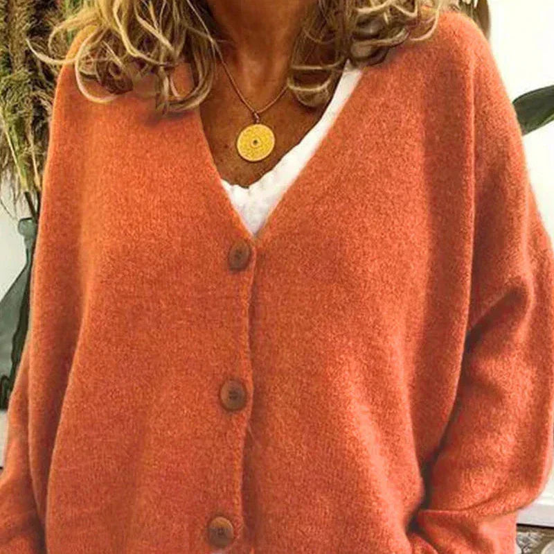 Rosgrove | Women - V-Neck Cardigan - Button Front