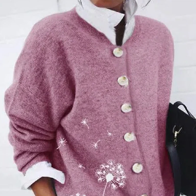 Rosgrove | Women - Dandelion Print Knit Cardigan