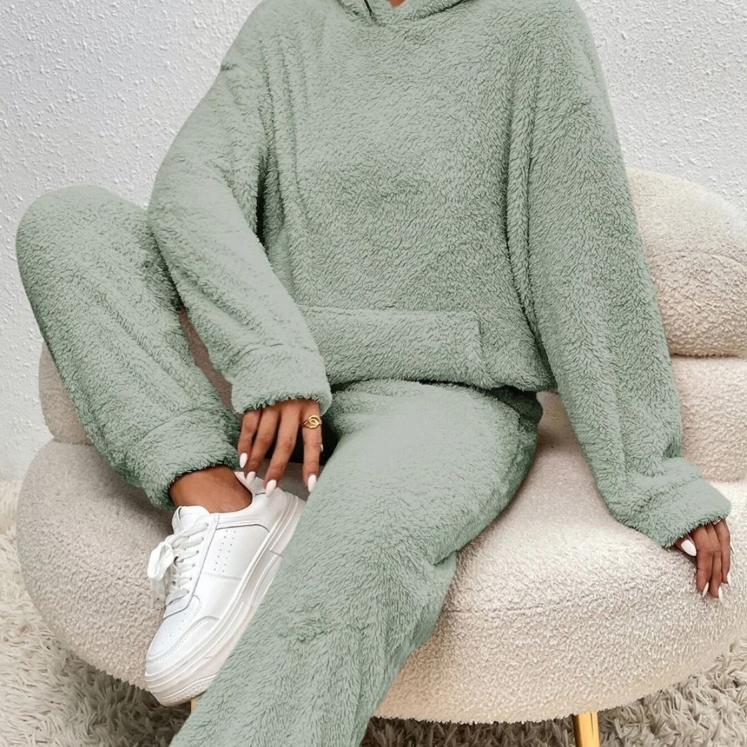 Rosgrove | Women - Fleece Loungewear Set - Winter Tracksuit