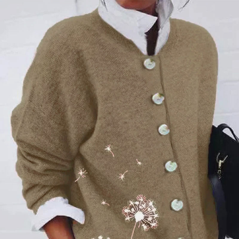 Rosgrove | Women - Dandelion Print Knit Cardigan