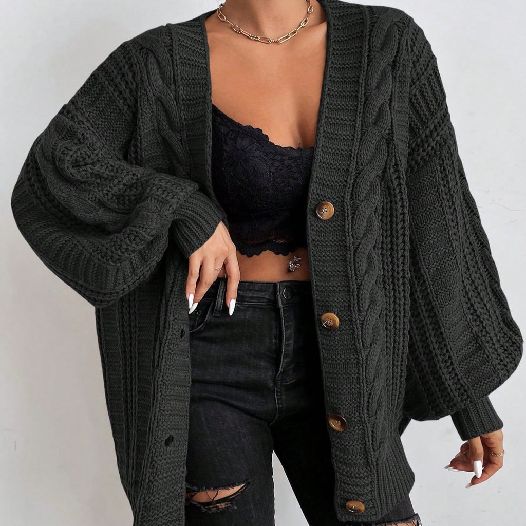 Rosgrove | Women - Wide Cable Knit Cardigan