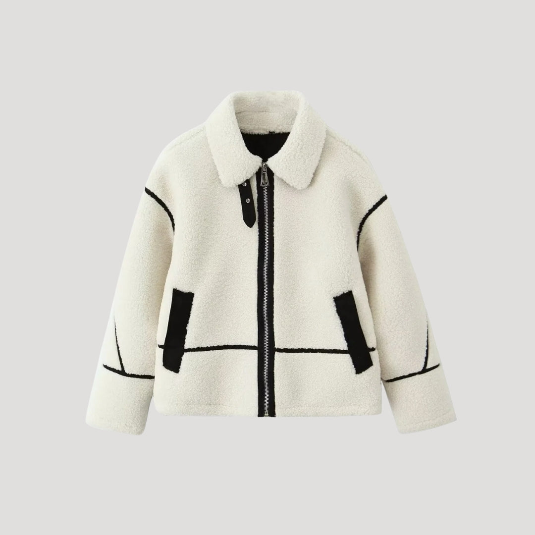 Rosgrove | Women - Fleece Jacket - Cozy Teddy Borg Style