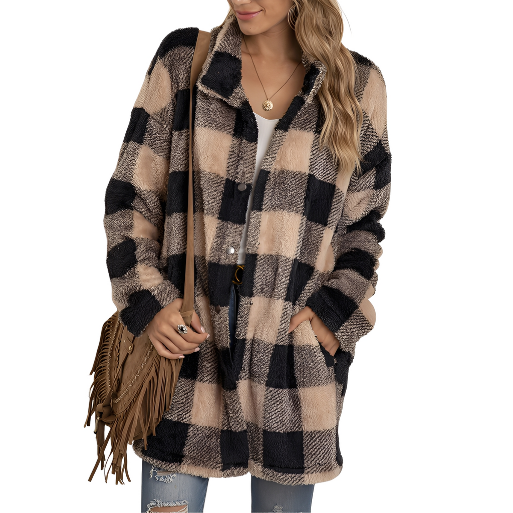 Rosgrove | Women - Long Checked Jacket