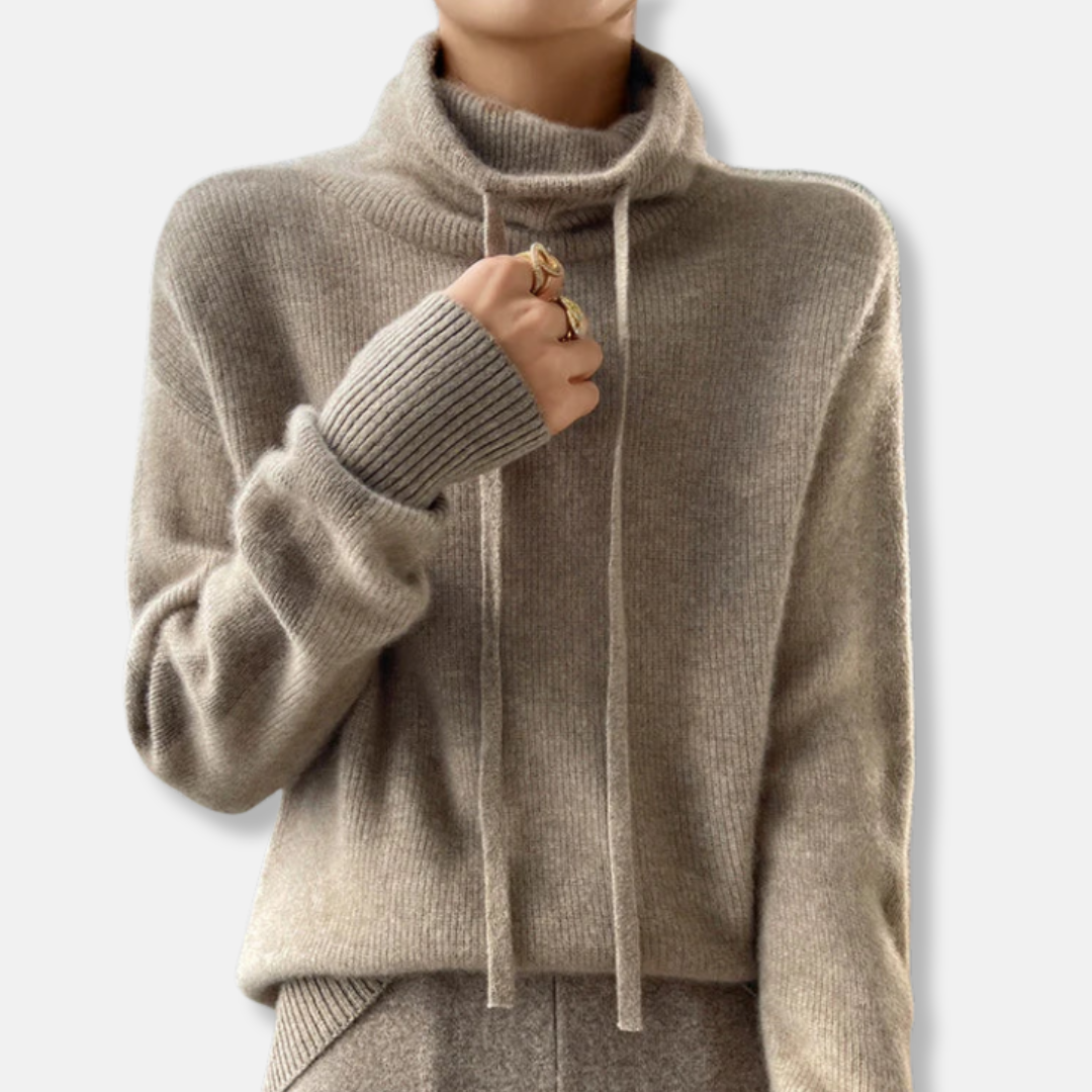 Rosgrove | Women - Turtleneck Jumper - Ribbed Knit