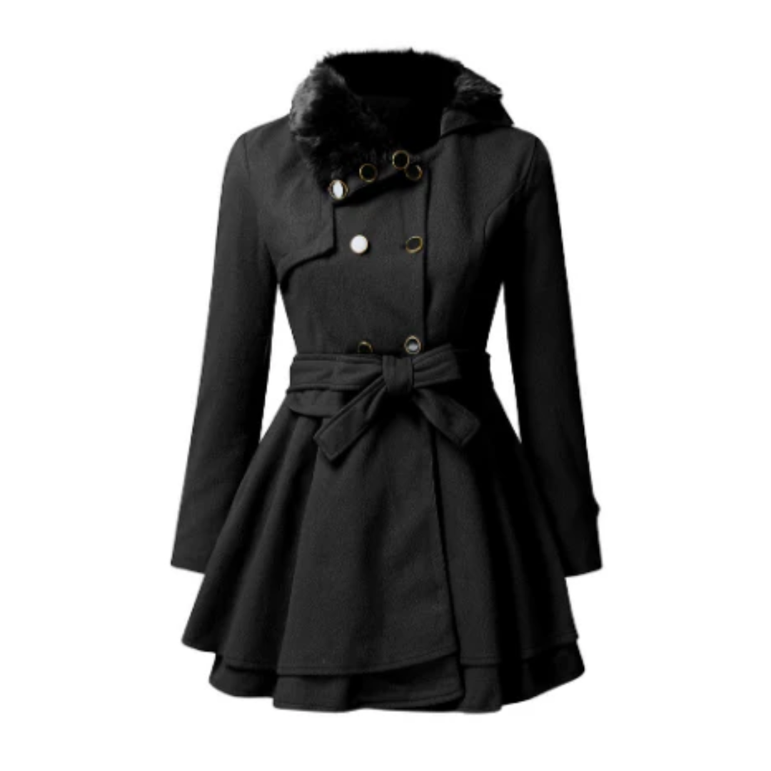 Rosgrove | Women - Stylish Belted Trench Coat - Sophisticated Style