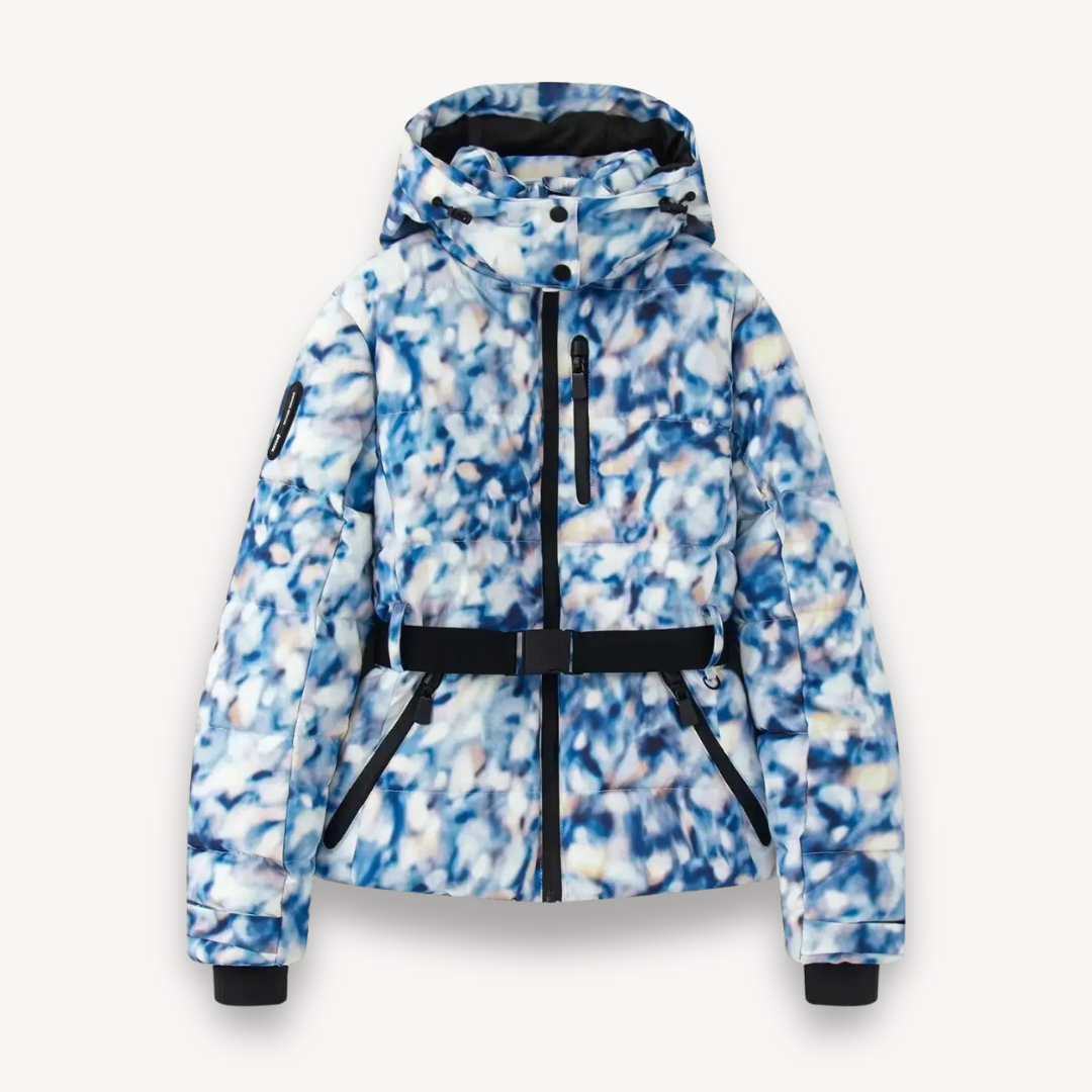 Rosgrove | Women - Hooded Belted Puffer Jacket - Cosy Style