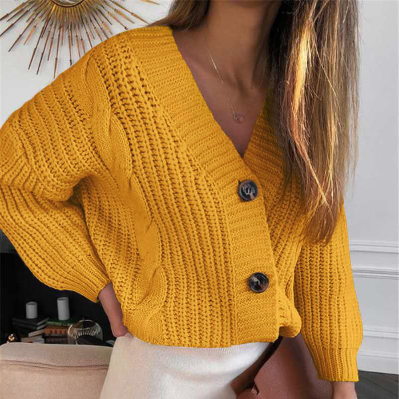 Rosgrove | Women - Oversized Cardigan - Decorative Buttons