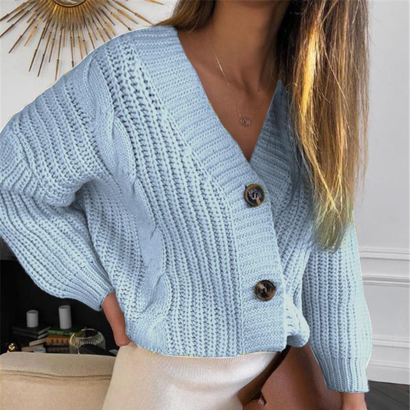 Rosgrove | Women - Oversized Cardigan - Decorative Buttons