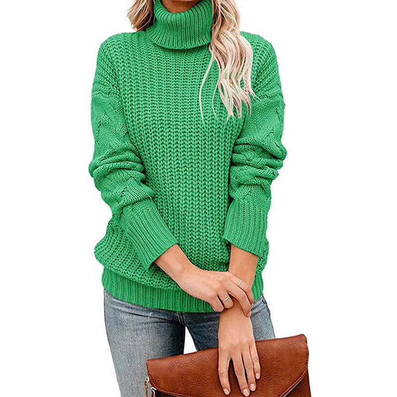 Rosgrove | Women - Chunky Knit Turtleneck Jumper - Cosy Style
