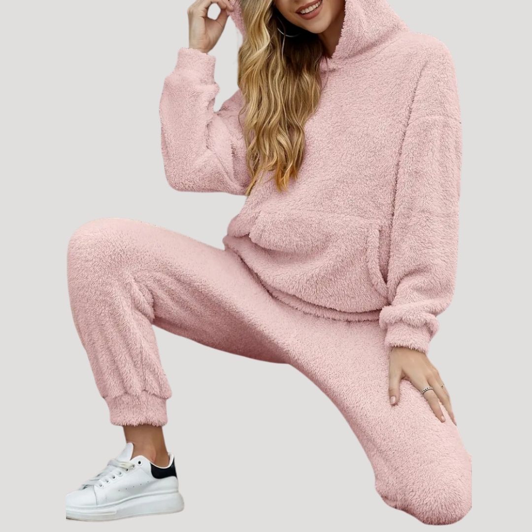 Rosgrove | Women - Fleece Loungewear Set - Winter Tracksuit