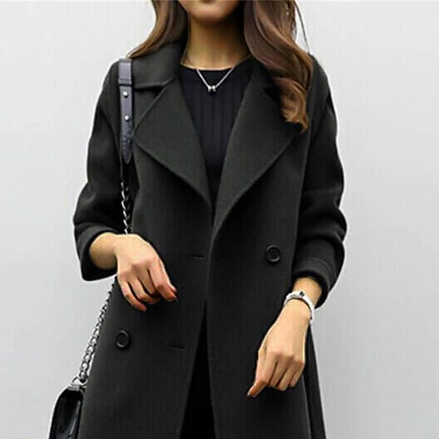 Rosgrove | Women - Tailored Wool Coat - High Collar