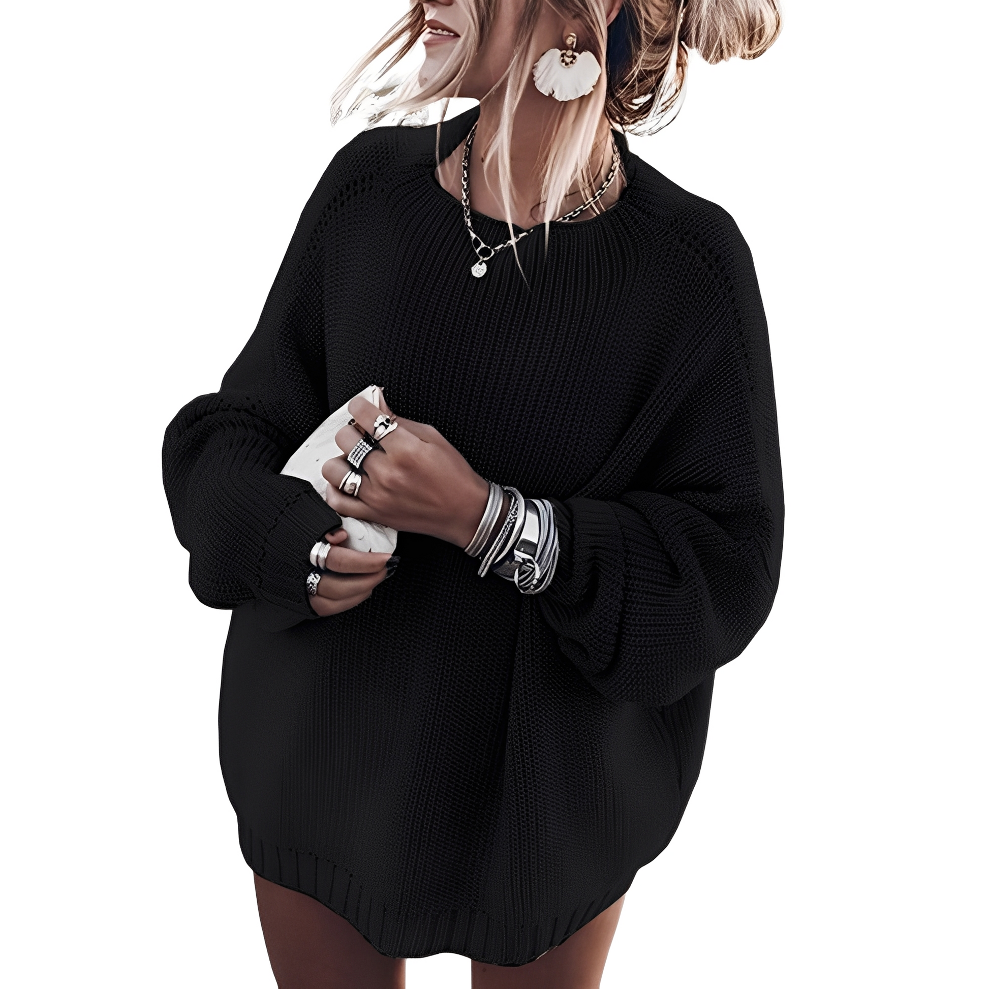 Rosgrove | Women - Chunky Knit Jumper - Loose Fit Style