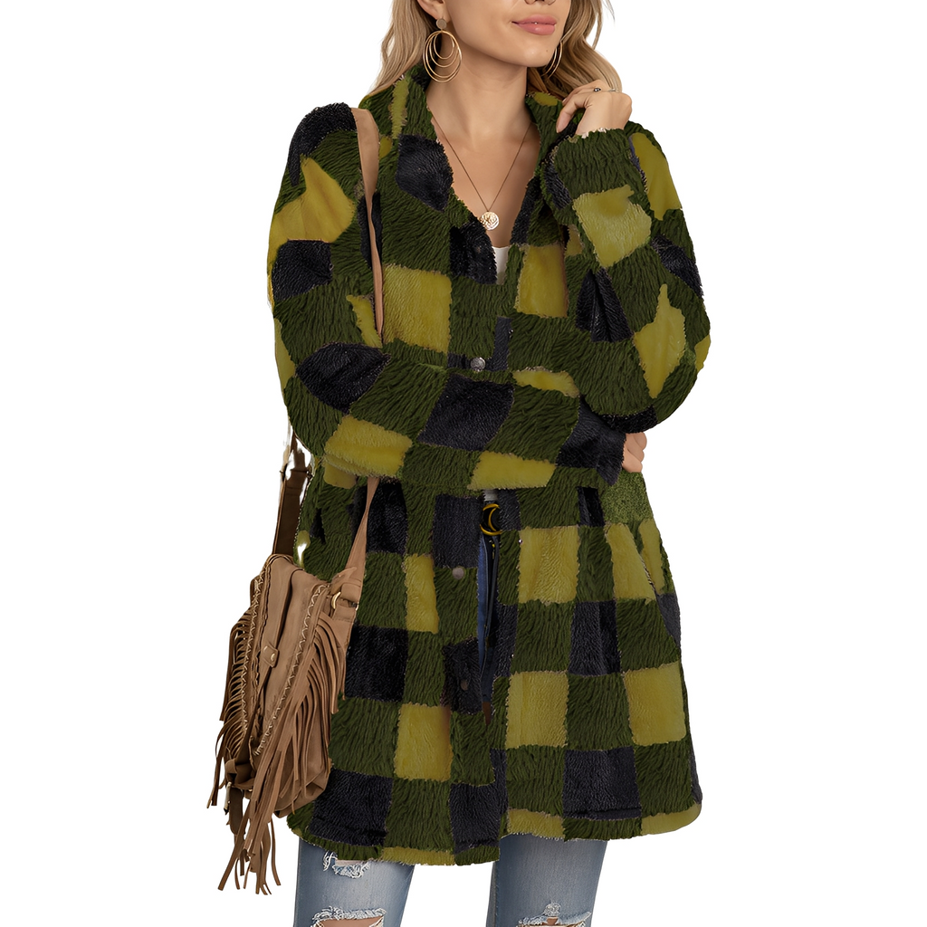 Rosgrove | Women - Long Checked Jacket