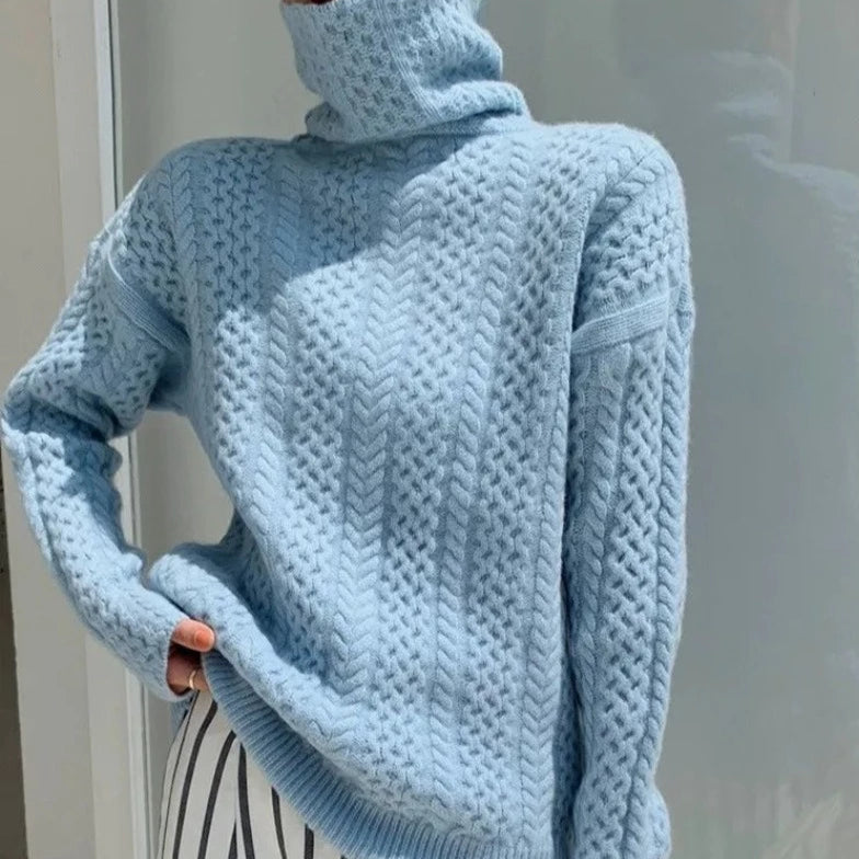 Rosgrove | Women - Cosy Turtleneck Jumper - Soft Knit Style