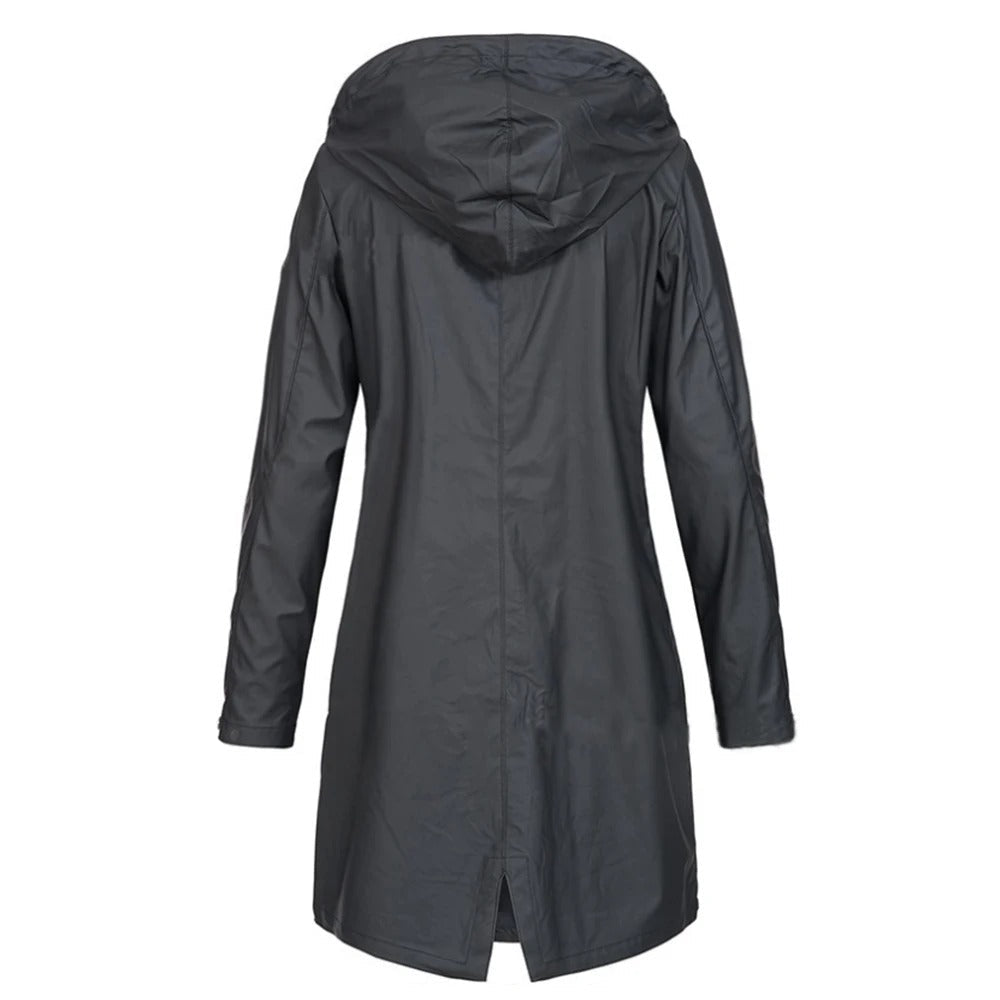 Rosgrove | Women - Long Autumn Jacket - High Collar