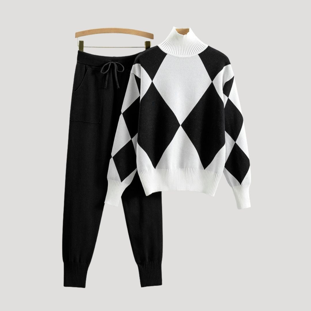 Rosgrove | Women - Knitted Winter Loungewear - Jumper & Joggers