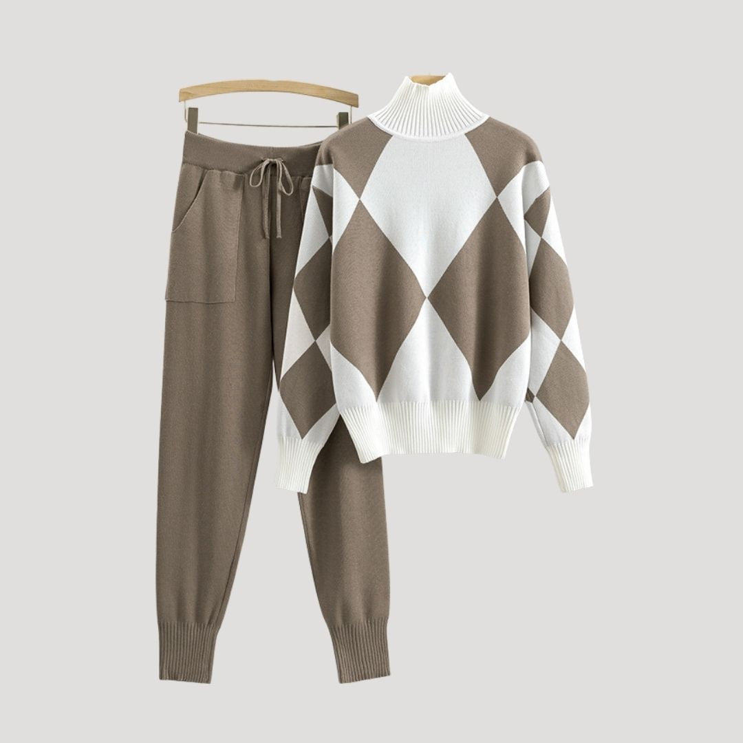 Rosgrove | Women - Knitted Winter Loungewear - Jumper & Joggers