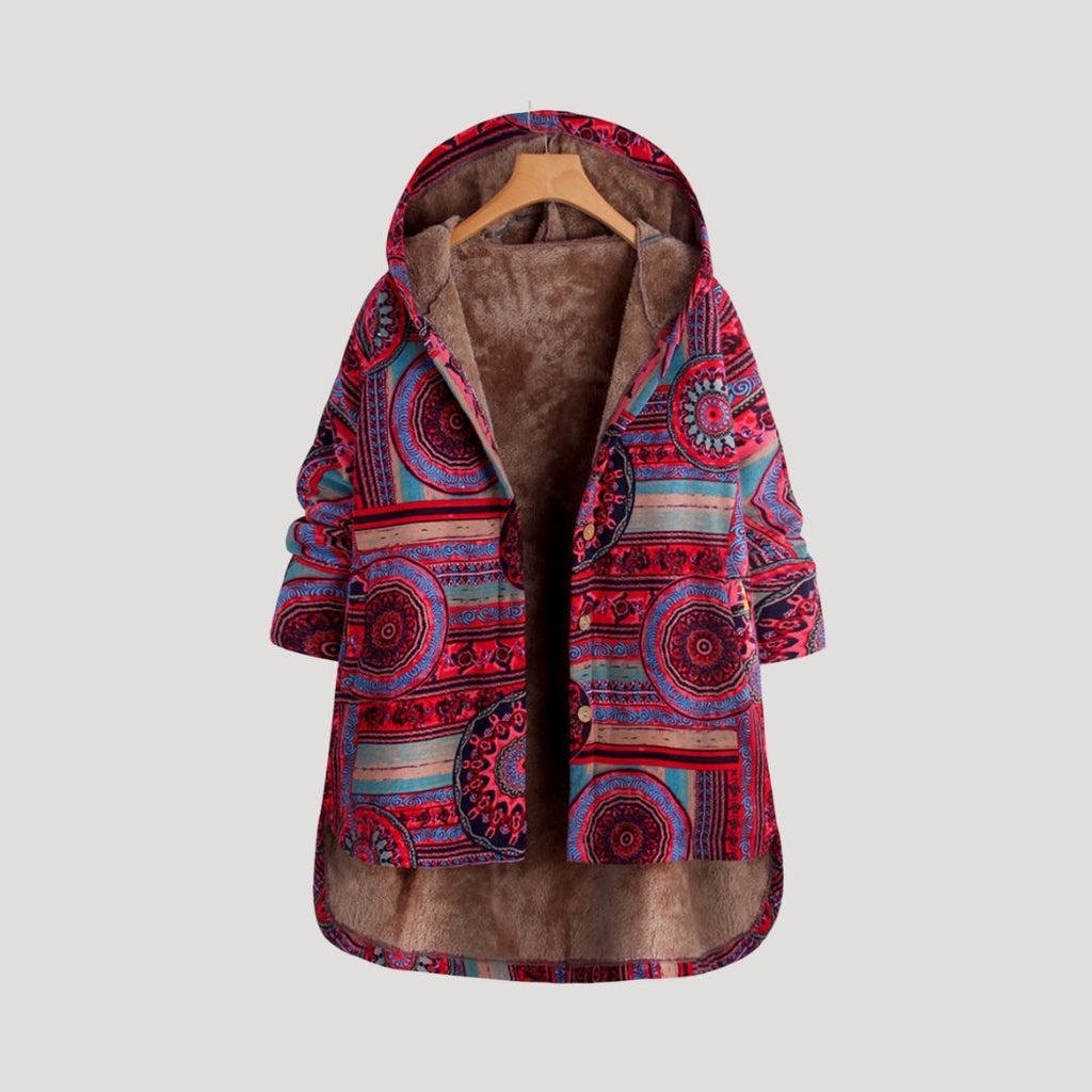 Rosgrove | Women's - Hooded Faux Fur Long Winter Coat