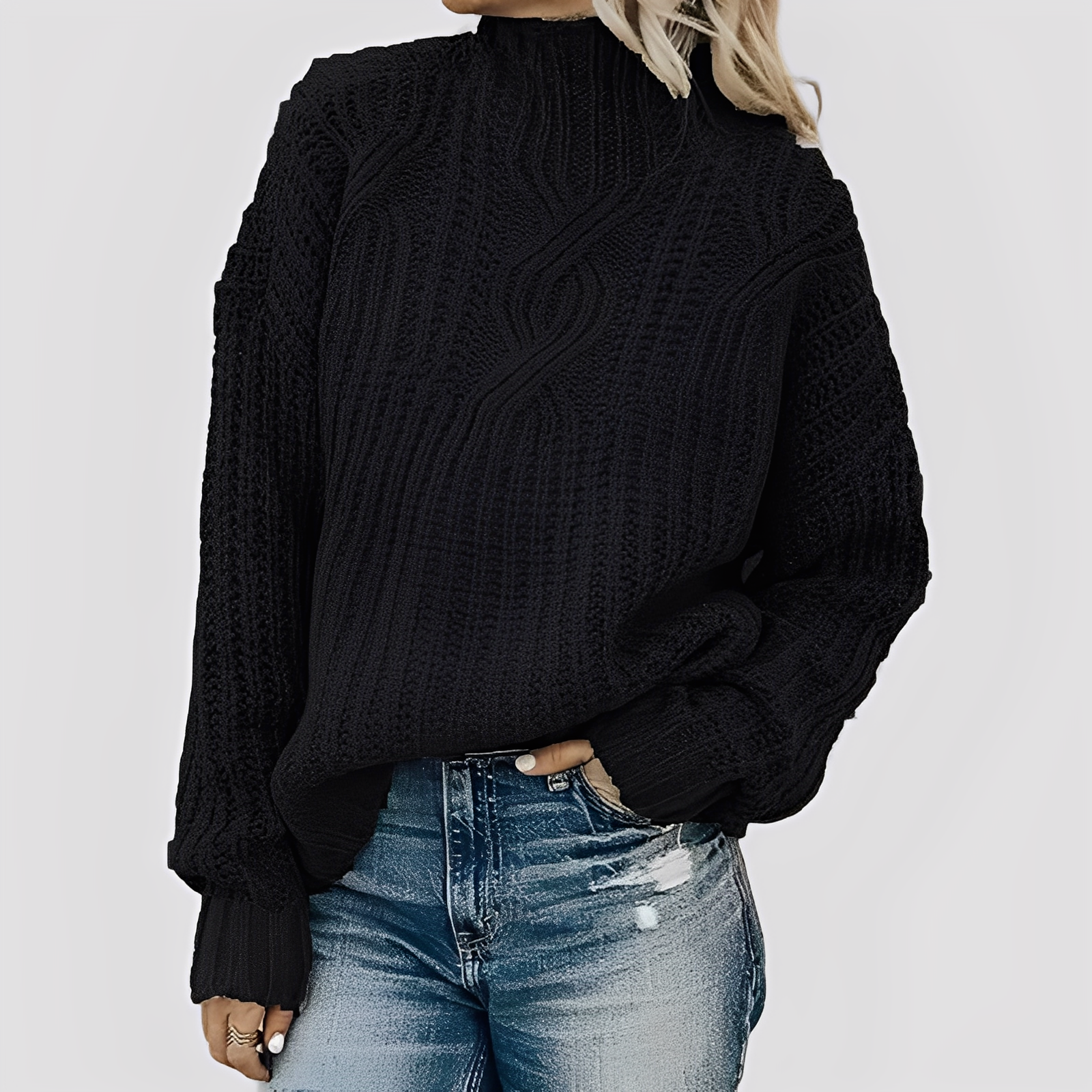 Rosgrove | Women - Knitted Jumper - Stylish Warm Sweater