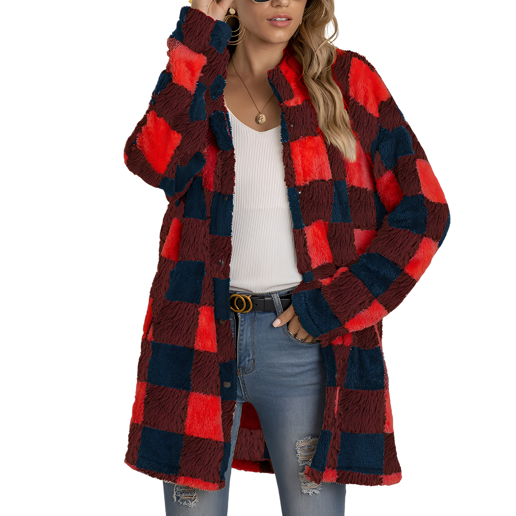 Rosgrove | Women - Long Checked Jacket