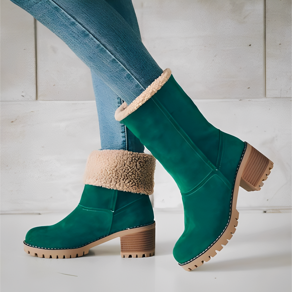 Rosgrove | Women - Suede Ankle Boots – Winter Style