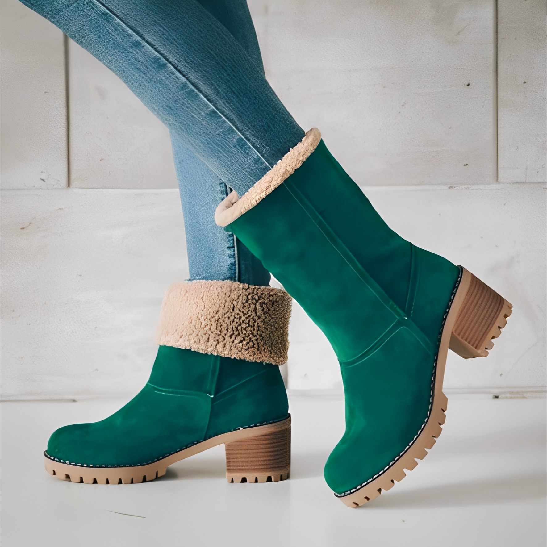 Rosgrove | Women - Suede Ankle Boots – Winter Style