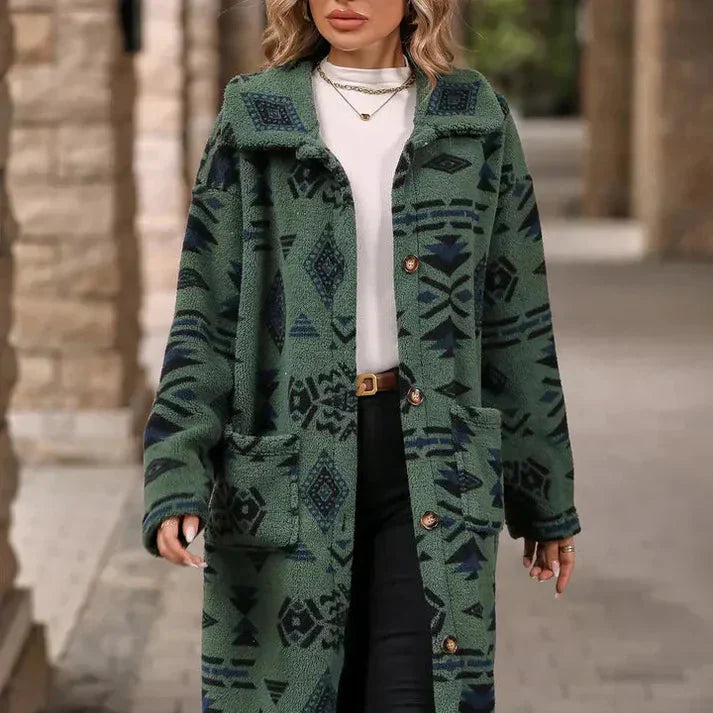 Rosgrove | Women - Winter Coat – Stylish Printed Design
