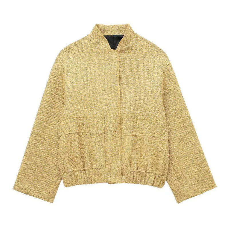 Rosgrove | Women - Light Sequin Short Jacket - Stylish & Fun