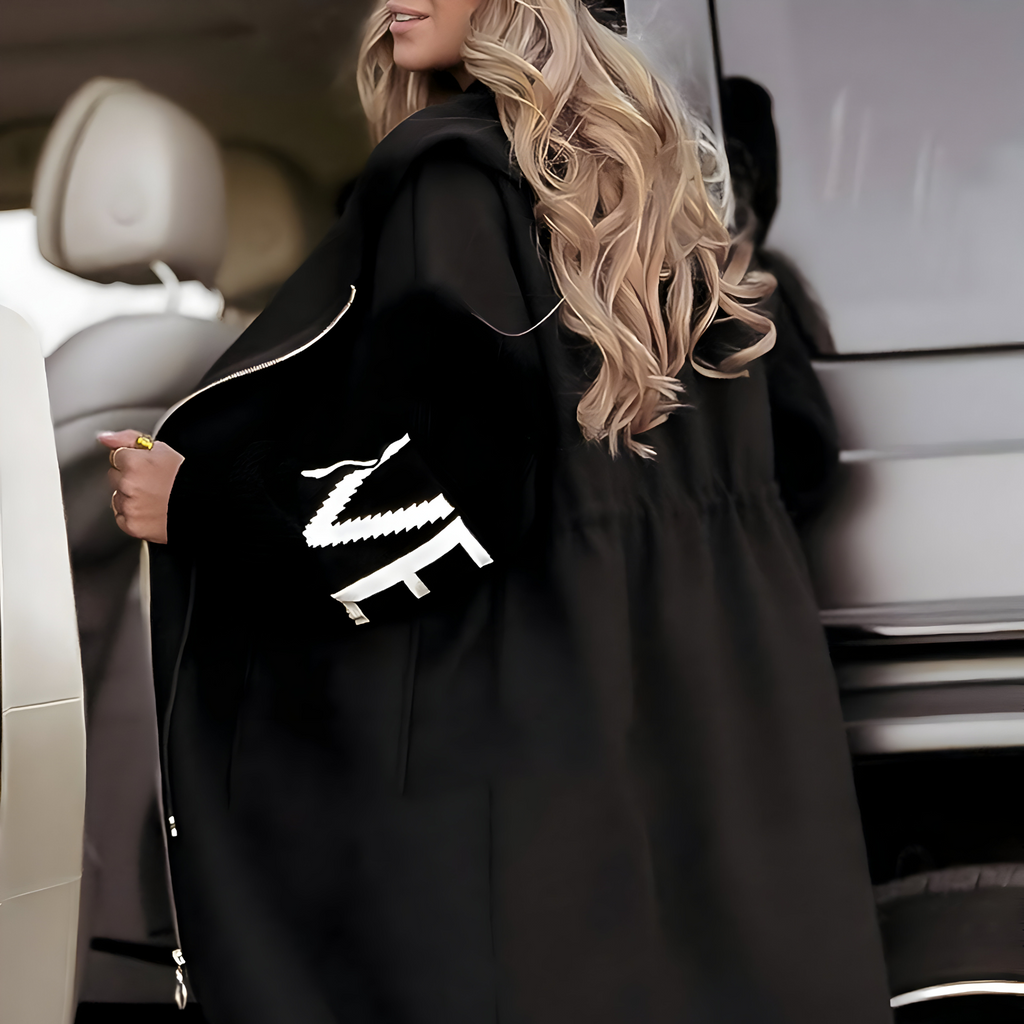 Rosgrove | Women - Elegant Hooded Coat - Stylish Warm Layer