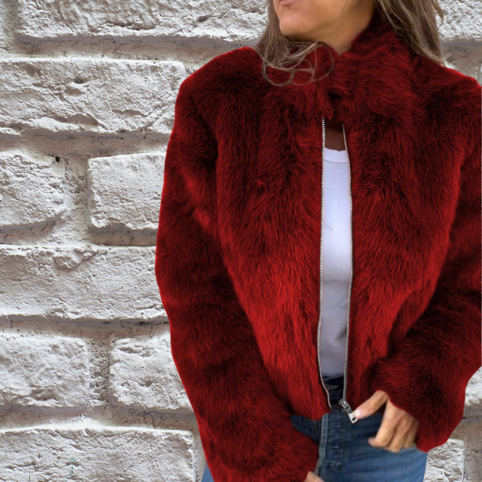 Rosgrove | Women - Warm Autumn Coat - Elegant Style