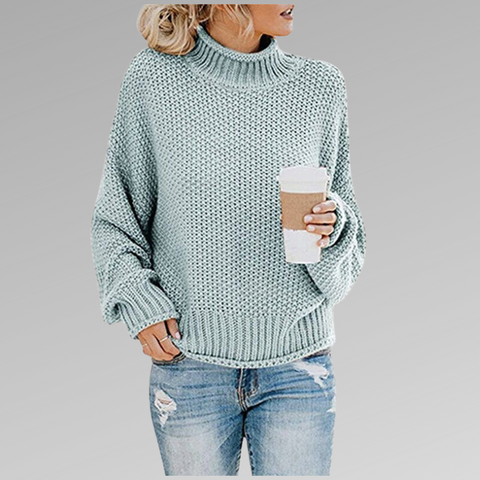 Rosgrove | Women - Knitted Jumper - Turtleneck Loose Fit