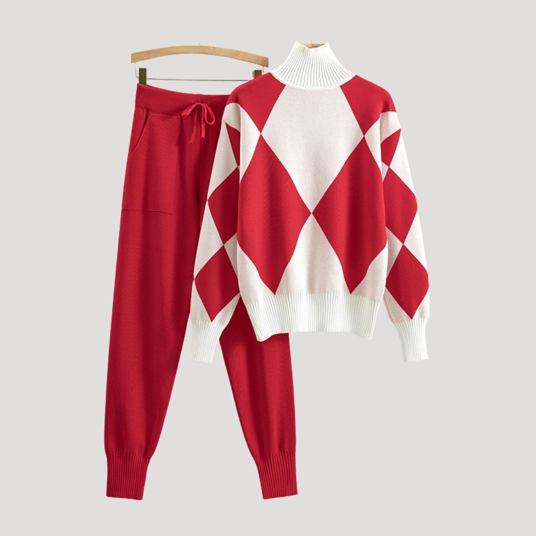 Rosgrove | Women - Knitted Winter Loungewear - Jumper & Joggers