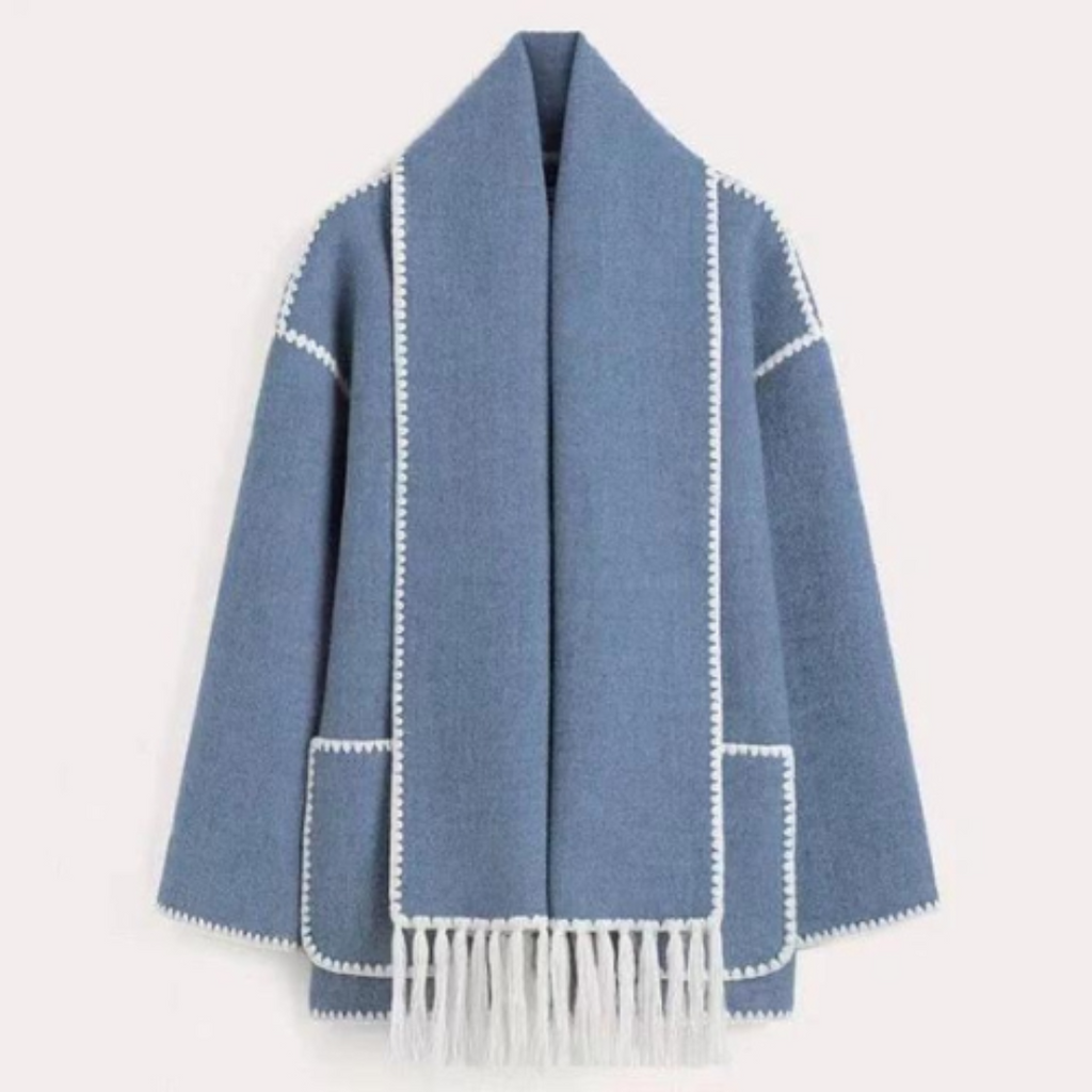 Rosgrove | Women - Warm Wrap Collar Winter Coat - Loose Style