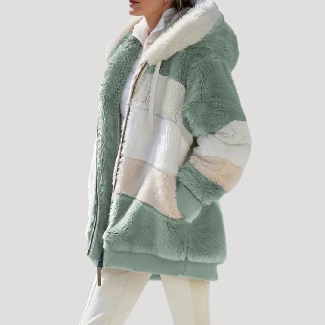 Rosgrove | Women - Fluffy Faux Fur Winter Jacket - Cosy Style